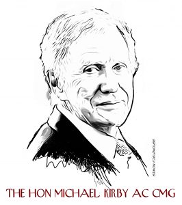 Spring 2013 Cover of Workplace Review - Portrait of Michael Kirby by Simon Fieldhouse